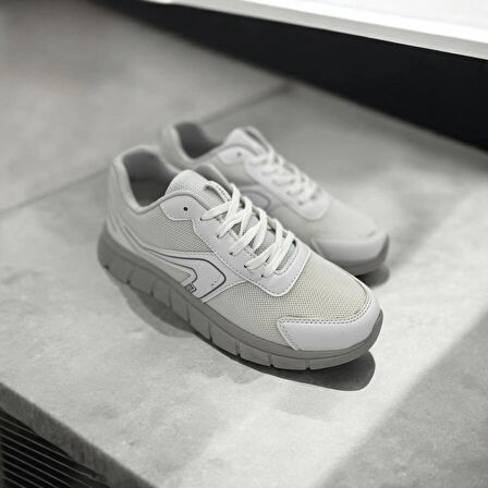 ERKEK KALIN TABAN BEYAZ SNEAKER 