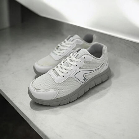 ERKEK KALIN TABAN BEYAZ SNEAKER 