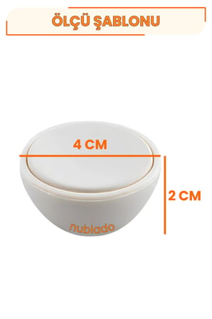 Venüs İçbükey Polimer Düğme Kulp 5 Adet Mat Aytaşı 40 mm Dolap Çekmece Mutfak Gardırop Mobilya Kapak Kulpu Tek Vidalı Dekoratif Kulp