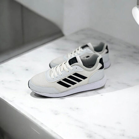  ERKEK RAHAT VE KONFORLU BEYAZ SNEAKER