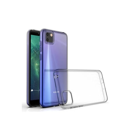 BT Teknik Huawei Y5P Kılıf Lüx Şeffaf Silikon - Şeffaf BEZ