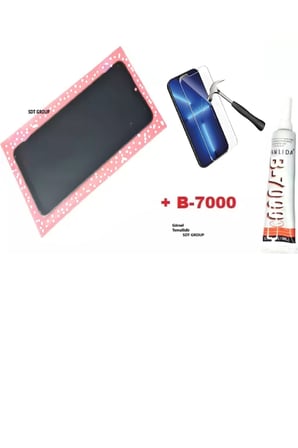 BT Teknik iPhone 11 Pro Uyumlu Ekran (GX) Kırılmaz Cam + B7000 Yapıştırıcı BEZ