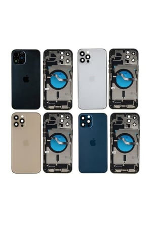BT Teknik iPhone 12 Pro Max Uyumlu Full Dolu Kasa (Gold) BEZ