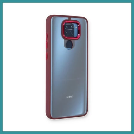 BT Teknik Redmi Note 9 Kılıf Dora Kapak - Kırmızı BEZ