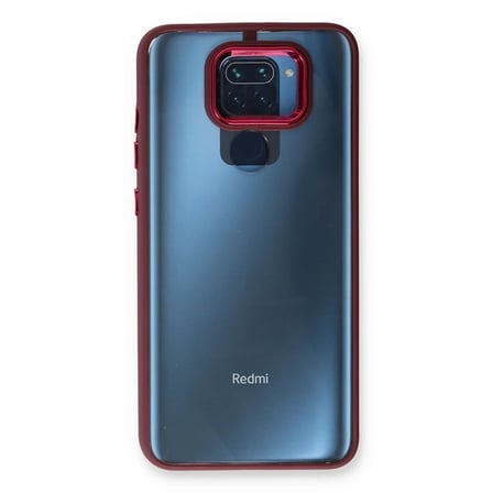 BT Teknik Redmi Note 9 Kılıf Dora Kapak - Kırmızı BEZ