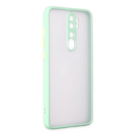 BT Teknik Redmi Note 8 Pro Kılıf Montreal Silikon Kapak - Turkuaz BEZ