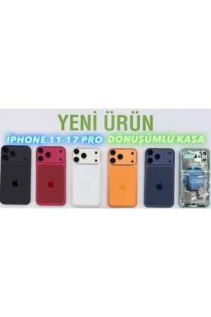 BT Teknik iPhone 11 - 17 Uyumlu Pro'ya Dönüşüm Kasa (Yeşil) BEZ