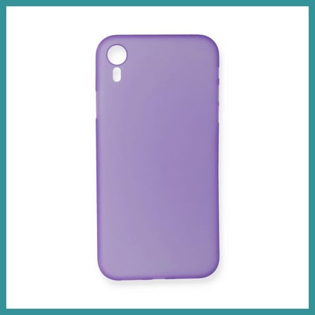 BT Teknik iPhone XR Kılıf PP Ultra İnce Kapak - Mor BEZ