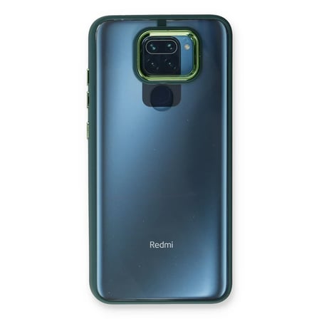 BT Teknik Redmi Note 9 Kılıf Dora Kapak - Haki Yeşil BEZ