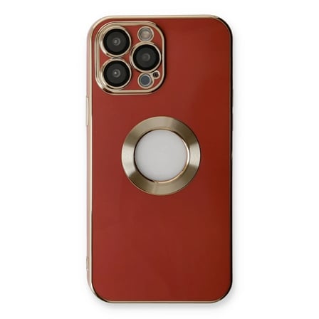BT Teknik iPhone 13 Pro Max Kılıf Store Silikon - Kırmızı BEZ
