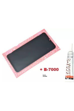 BT Teknik Samsung Galaxy C9 Uyumlu OLED Ekran Dokunmatik (B7000 15 ml Yapıştırıcı) BEZ