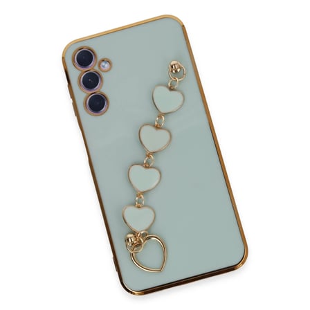 BT Teknik Samsung Galaxy A24 4G Kılıf Esila Silikon - Su Yeşili BEZ