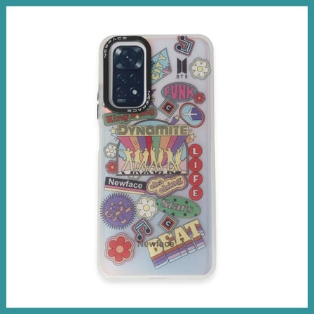 BT Teknik Redmi Note 11 Uyumlu Kılıf Estoril Desenli Kapak - Estoril - 14 BEZ