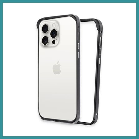 BT Teknik Joko iPhone 15 Pro Max Uyumlu Land Bumper Koruma Kapak - Siyah BEZ