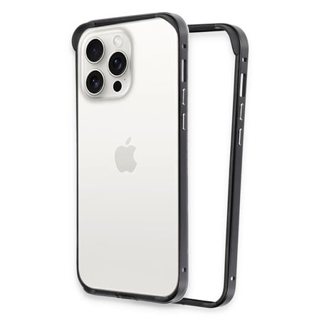 BT Teknik Joko iPhone 15 Pro Max Uyumlu Land Bumper Koruma Kapak - Siyah BEZ