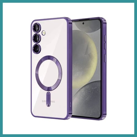 BT Teknik Samsung Galaxy A56 Uyumlu Kross Magneticsafe Kapak - Mor BEZ