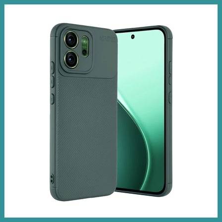 BT Teknik Reno 14F Uyumlu Auto Focus Karbon Kapak - Koyu Yeşil BEZ