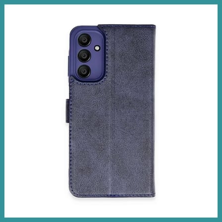 BT Teknik Samsung Galaxy A55 5G Uyumlu Kılıf Trend S Plus Kapaklı Kılıf - Lacivert BEZ