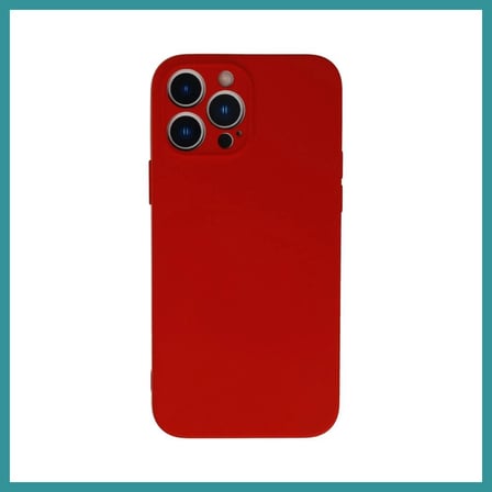 BT Teknik iPhone 13 Pro Max Uyumlu Kılıf Nano içi Kadife Silikon - Kırmızı BEZ