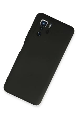 BT Teknik Poco X3 GT Uyumlu Kılıf Nano içi Kadife Silikon - Siyah BEZ
