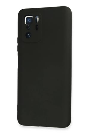 BT Teknik Poco X3 GT Uyumlu Kılıf Nano içi Kadife Silikon - Siyah BEZ