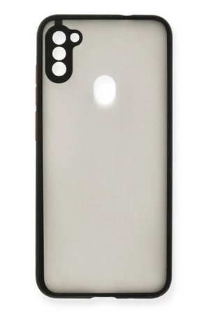 BT Teknik Samsung Galaxy A11 Uyumlu Kılıf Montreal Silikon Kapak - Siyah BEZ