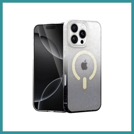 BT Teknik iPhone 16 Pro Uyumlu Pummel Shiny Magsafe Kapak - Siyah BEZ