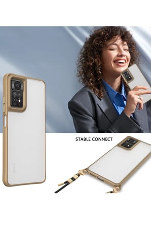 BT Teknik Redmi Note 11 Pro Uyumlu Kılıf Penta Silikon Kılıf - Çöl Titanyum BEZ