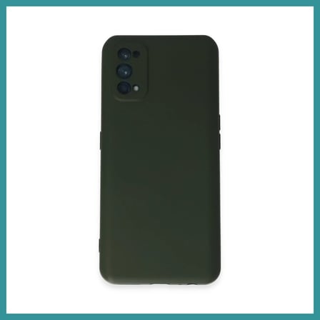 BT Teknik Realme 7 Pro Uyumlu Kılıf Nano içi Kadife Silikon - Koyu Yeşil BEZ