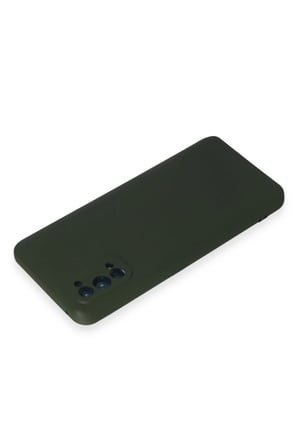 BT Teknik Realme 7 Pro Uyumlu Kılıf Nano içi Kadife Silikon - Koyu Yeşil BEZ