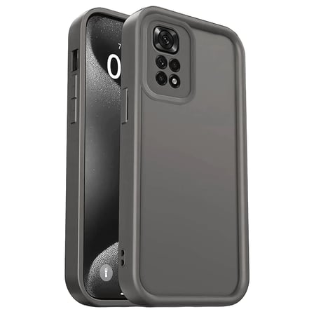 BT Teknik Redmi 10 2022 Uyumlu Kılıf Viera Silikon - Gri BEZ