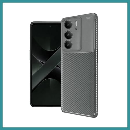 BT Teknik Realme C75 4G Uyumlu Auto Focus Karbon Kapak - Gri BEZ