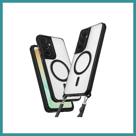 BT Teknik Samsung Galaxy S23 FE Uyumlu Kılıf Enka Magsafe Silikon Kılıf - Siyah BEZ