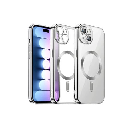 BT Teknik iPhone 13 Uyumlu Kılıf Kross Magneticsafe Kapak - Titan Gri BEZ