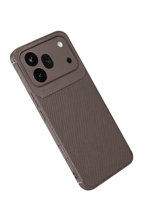 BT Teknik Huawei Honor 600 Pro Uyumlu Auto Focus Karbon Kapak - Gri BEZ