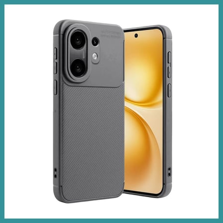 BT Teknik Vivo X200 FE Uyumlu Auto Focus Karbon Kapak -Gri BEZ