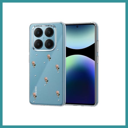 BT Teknik Redmi Note 14 Pro 4G Uyumlu Fiyonk Desenli Kapak - Desen 6 BEZ
