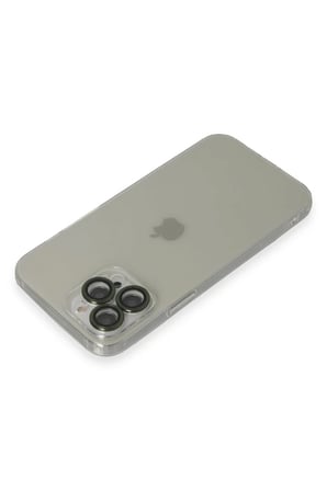 BT Teknik iPhone 13 Pro Max Uyumlu Kılıf Luko Lens Silikon - Yeşil BEZ