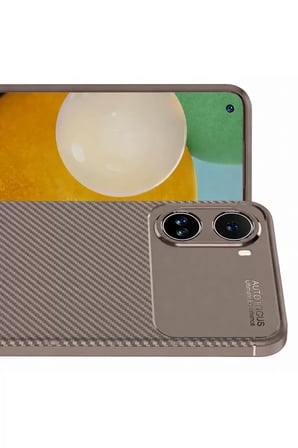 BT Teknik Poco X7 Pro Uyumlu Kılıf Auto Focus Karbon Kapak - Gri BEZ