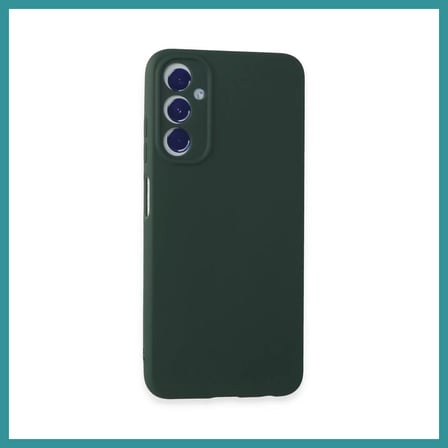 BT Teknik Samsung Galaxy A05S Uyumlu Kılıf First Silikon - Koyu Yeşil BEZ