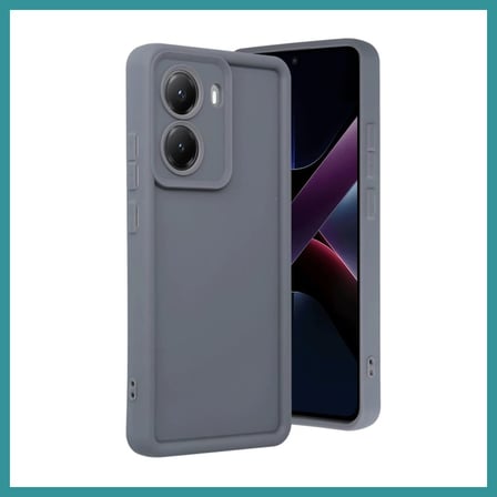 BT Teknik Poco X7 Pro Uyumlu Viera Silikon - Gri BEZ
