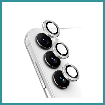 BT Teknik Samsung Galaxy A34 5G Uyumlu Valdez Metal Kamera Lens - Gümüş BEZ