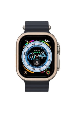 BT Teknik Watch Ultra 49mm Uyumlu Alüminyum Kasa Cam Ekran Koruyucu - Gold BEZ