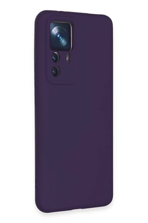 BT Teknik Mi 12T Pro Uyumlu Kılıf Nano içi Kadife Silikon - Mor BEZ
