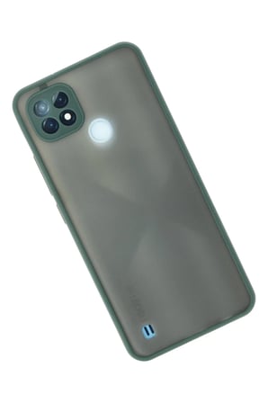 BT Teknik Realme C21 Uyumlu Kılıf Montreal Silikon Kapak - Yeşil BEZ