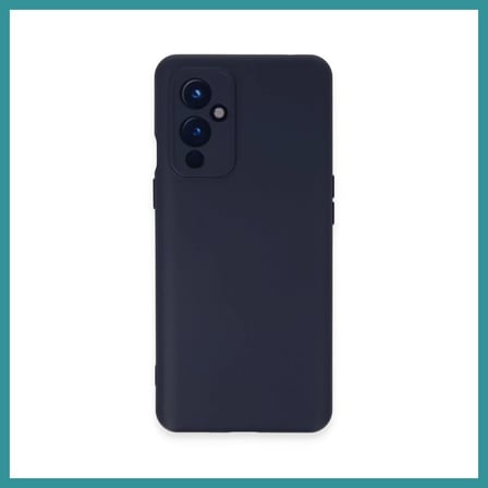 BT Teknik One Plus 9 Kılıf Nano içi Kadife Silikon - Lacivert BEZ