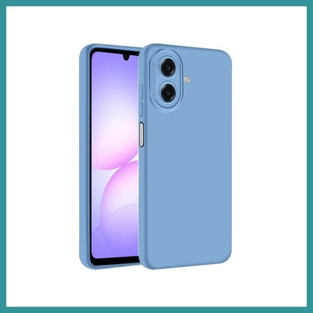 BT Teknik Samsung Galaxy A07 4G Uyumlu Nano içi Kadife Silikon - Mavi BEZ