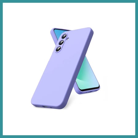 BT Teknik Samsung Galaxy A17 5G Uyumlu First Silikon - Lila BEZ