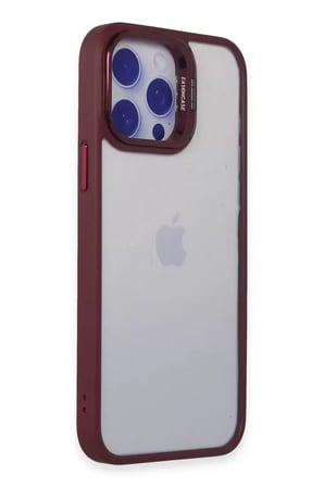 BT Teknik Joko iPhone 14 Pro Uyumlu Kılıf Roblox Lens Standlı Kapak - Bordo BEZ
