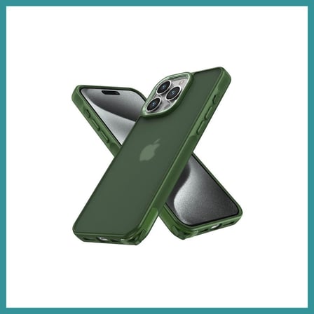 BT Teknik iPhone 14 Pro Max Uyumlu Kılıf Elegant Kapak - Yeşil BEZ